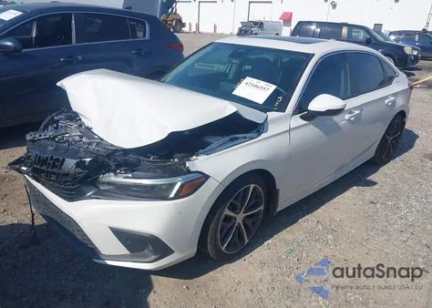 2024 Honda Civic Touring из США, поврежденный, VIN 2HGFE1F9XRH335901